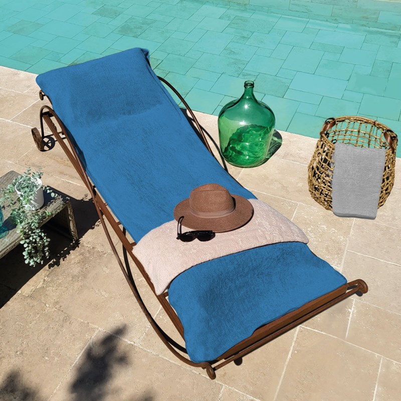Serviette pour transat de bain