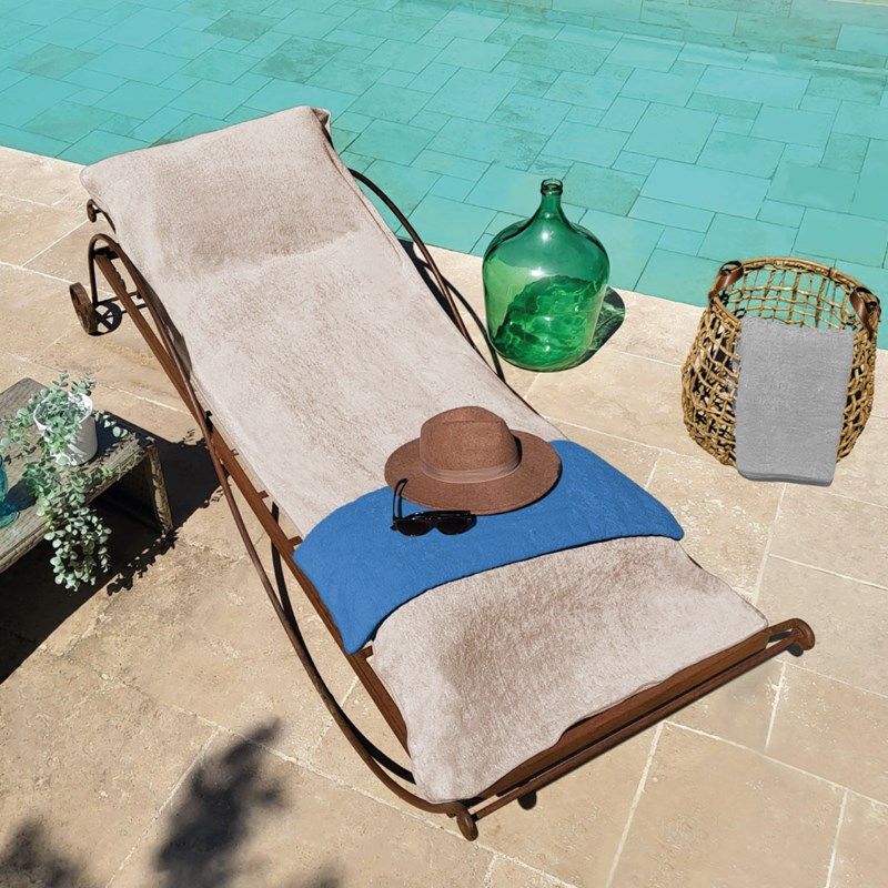 Serviette pour transat de bain