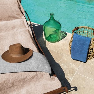 Serviette pour transat de bain