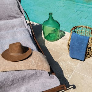 Serviette pour transat de bain