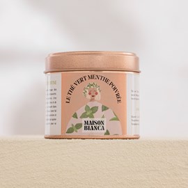 Le thé vert menthe poivrée