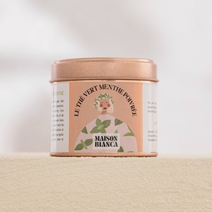 Le thé vert menthe poivrée