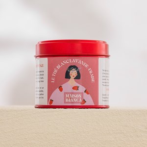 Le thé blanc lavande fraise