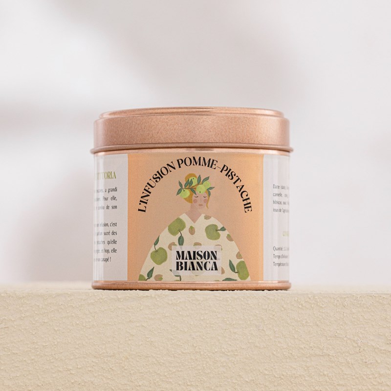 L'infusion pomme pistache