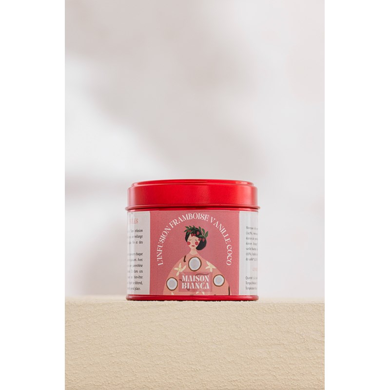 L'infusion framboise vanille coco