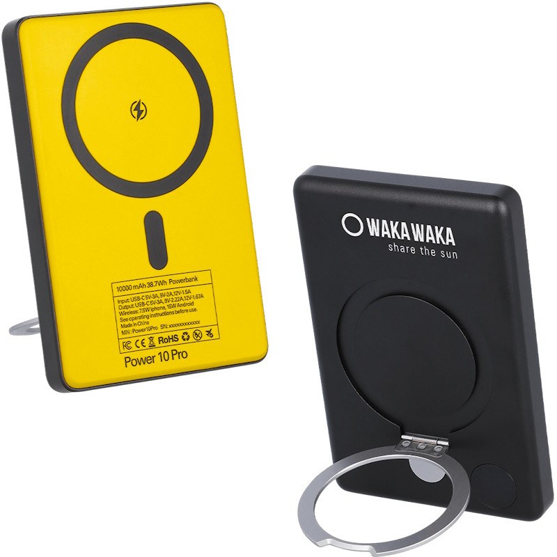 Batterie nomade sans fil waka waka power pro wireless powerbank 10000 mah