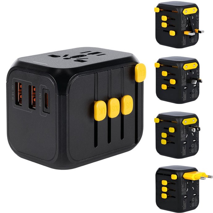SAMSONITE 6235 convertisseur et adaptateur de voyage / adaptator kit prise