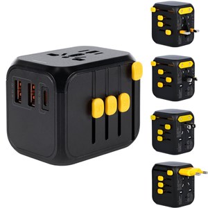 Adaptateur de prise international waka