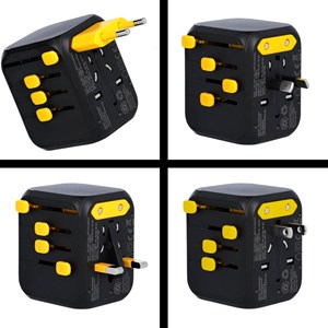 Adaptateur de prise international waka