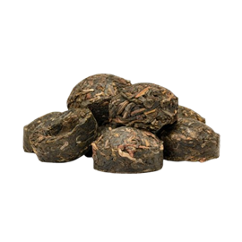 Thé noir bio pu-erh mini tuo cha - sachet 100g