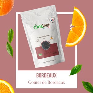 Thé noir bio goûter de bordeaux - rwanda - sachet 100g