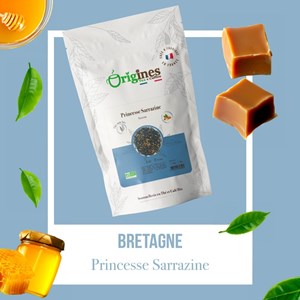 Thé noir bio princesse sarrazine - sachet 100g