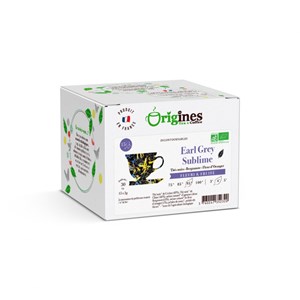 Earl grey sublime bio - thés noirs ceylan et chine bergamote - infusettes 15x2g
