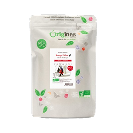 Thé noir bio rouge délice - chine - infusettes 50x2g