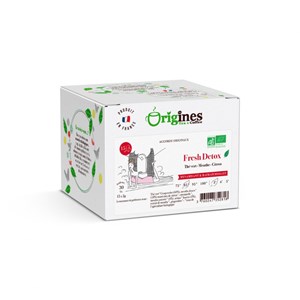 Thé vert bio fresh detox - chine - infusettes 15x2g
