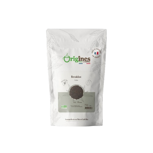 Breakfast - thé noir bio de ceylan - sachet 100g