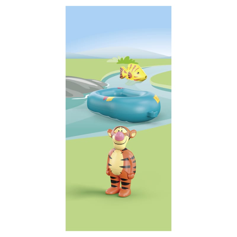 Junior & disney : tigrou avec canot (Playmobil) - Image 1