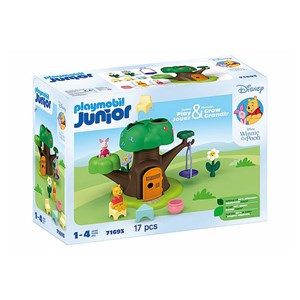 Winnie l'ourson et porcinet avec cabane