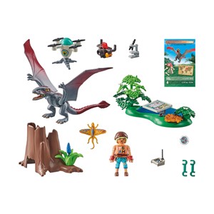 Drone d'observation avec dimorphodon