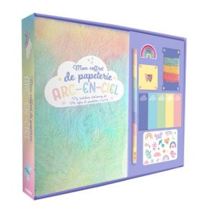 Ma papeterie creative arc-en-ciel