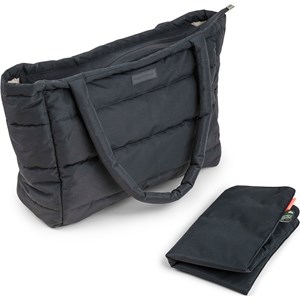 Sac à langer matelassé noir