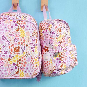 Sac à dos bébé fleurs du jardin