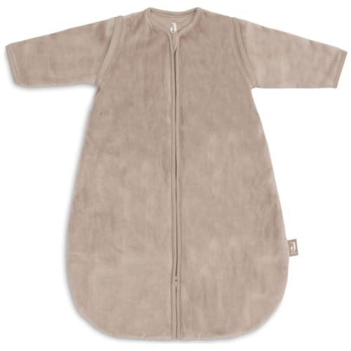 Jollein - Gigoteuse à manches amovibles velvet milky coffee (0-3 mois)