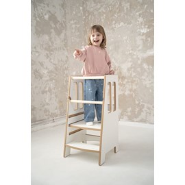 Tour d'apprentissage montessori little - blanc