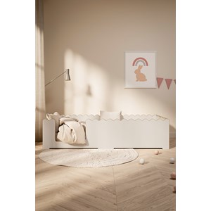 Lit enfant bubble - blanc 180x80cm