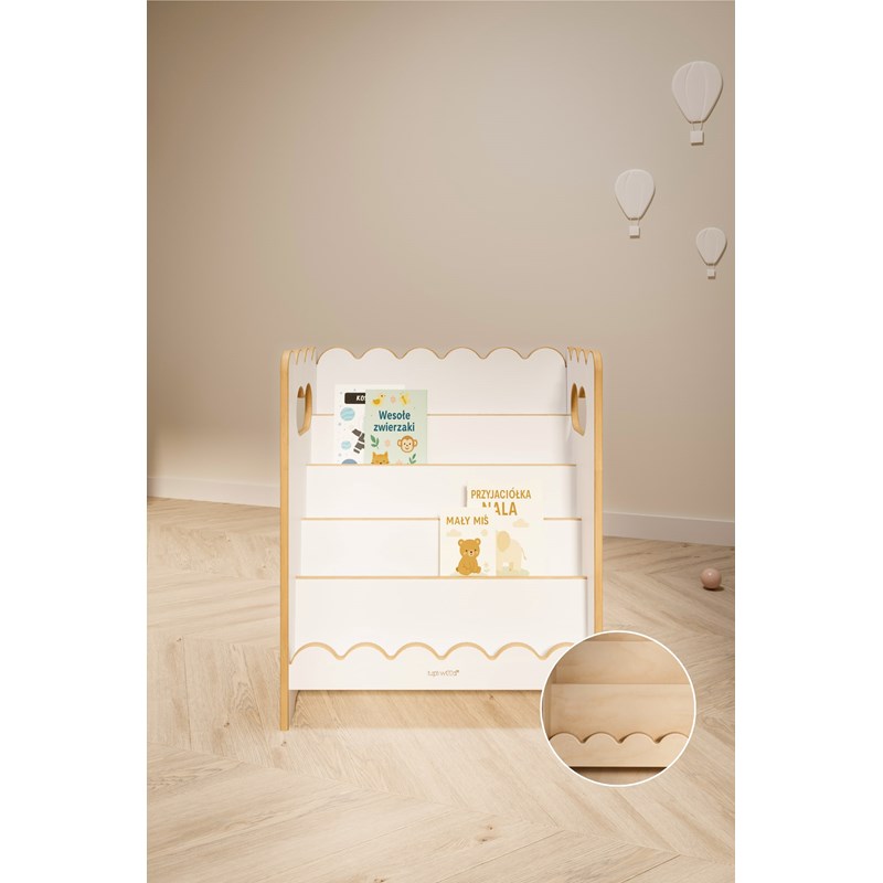 Bibliothèque montessori bubble mini - blanc