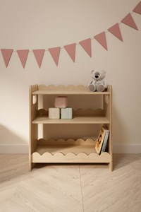 Étagère montessori bubble maxi - bois-naturel