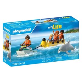 Jet ski, banane tractée & 4 personnages