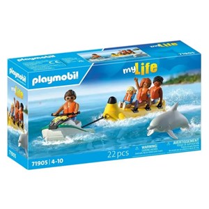 Jet ski, banane tractée & 4 personnages