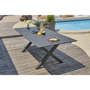 Table de jardin en aluminium