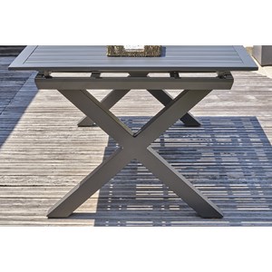 Table de jardin en aluminium