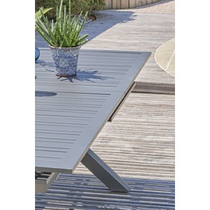 Table de jardin en aluminium
