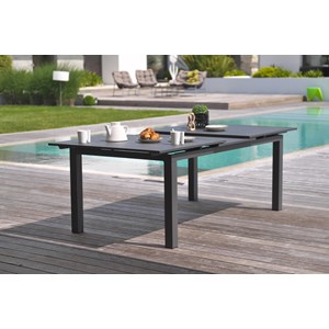 Table de jardin 10 places en aluminium