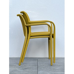 Fauteuil de jardin empilable en polypropylène