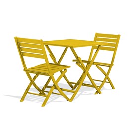 Ensemble table et chaises de jardin marius