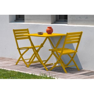 Ensemble table et chaises de jardin marius
