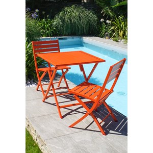 Lot de 2 chaises de jardin marius