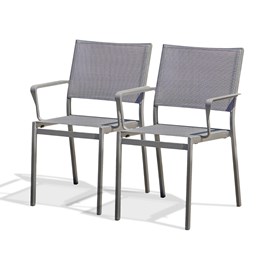 Lot de 2 fauteuils de jardin stockholm