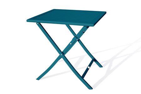 Table de jardin pliante en aluminium
