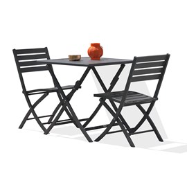 Ensemble table et chaises de jardin marius