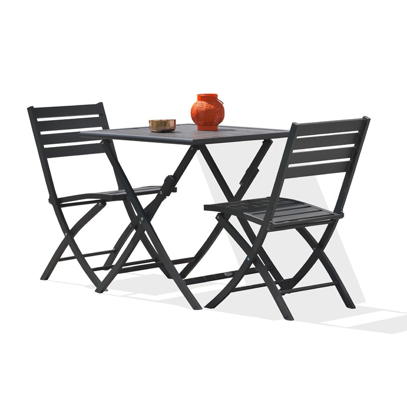 Ensemble table et chaises de jardin marius