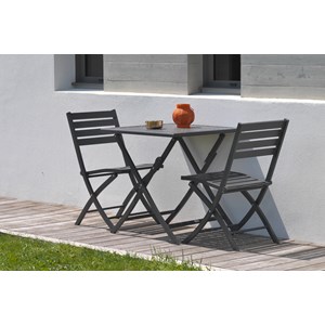 Ensemble table et chaises de jardin marius