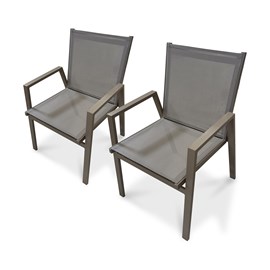 Lot de 2 fauteuils de jardin floride