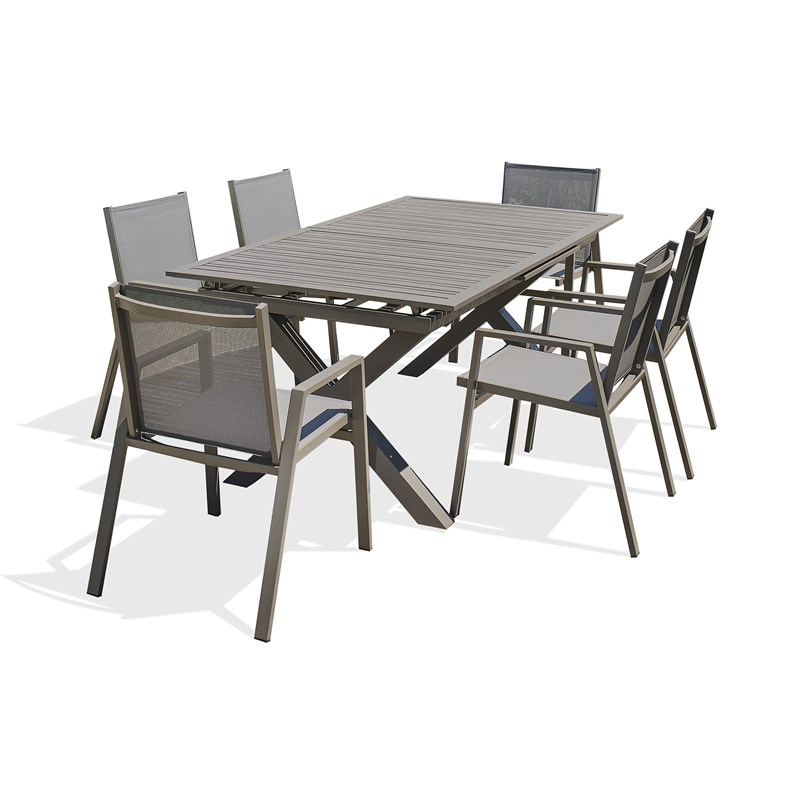 Ensemble table et fauteuils de jardin floride
