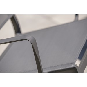 Ensemble repas de jardin 8 places en aluminium