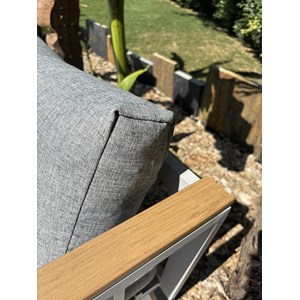 Salon de jardin 5 places en aluminium